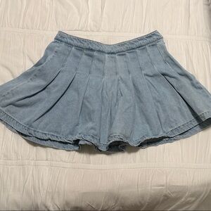 Forever 21 Light Blue Denim Skort
